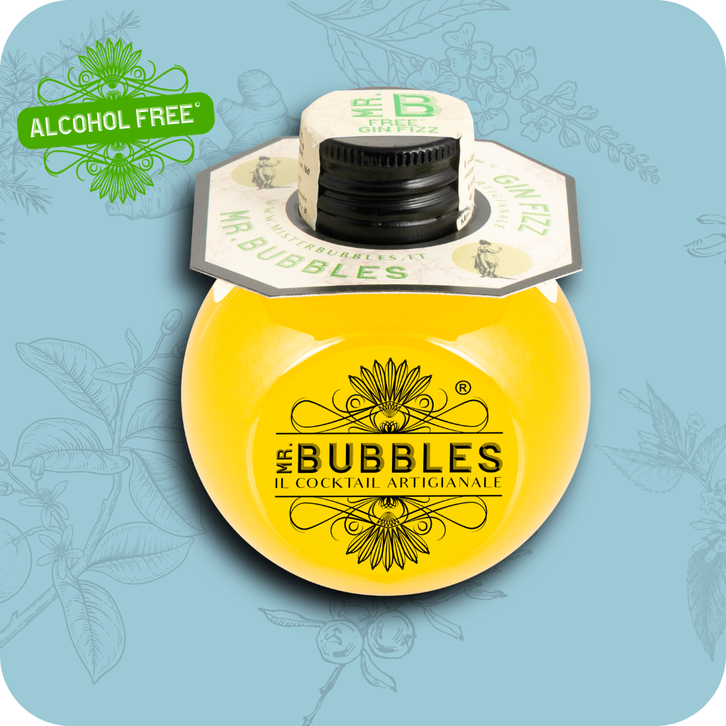 Free° Gin fizz cocktail Analcolico 160 ml. - Mr. Bubbles