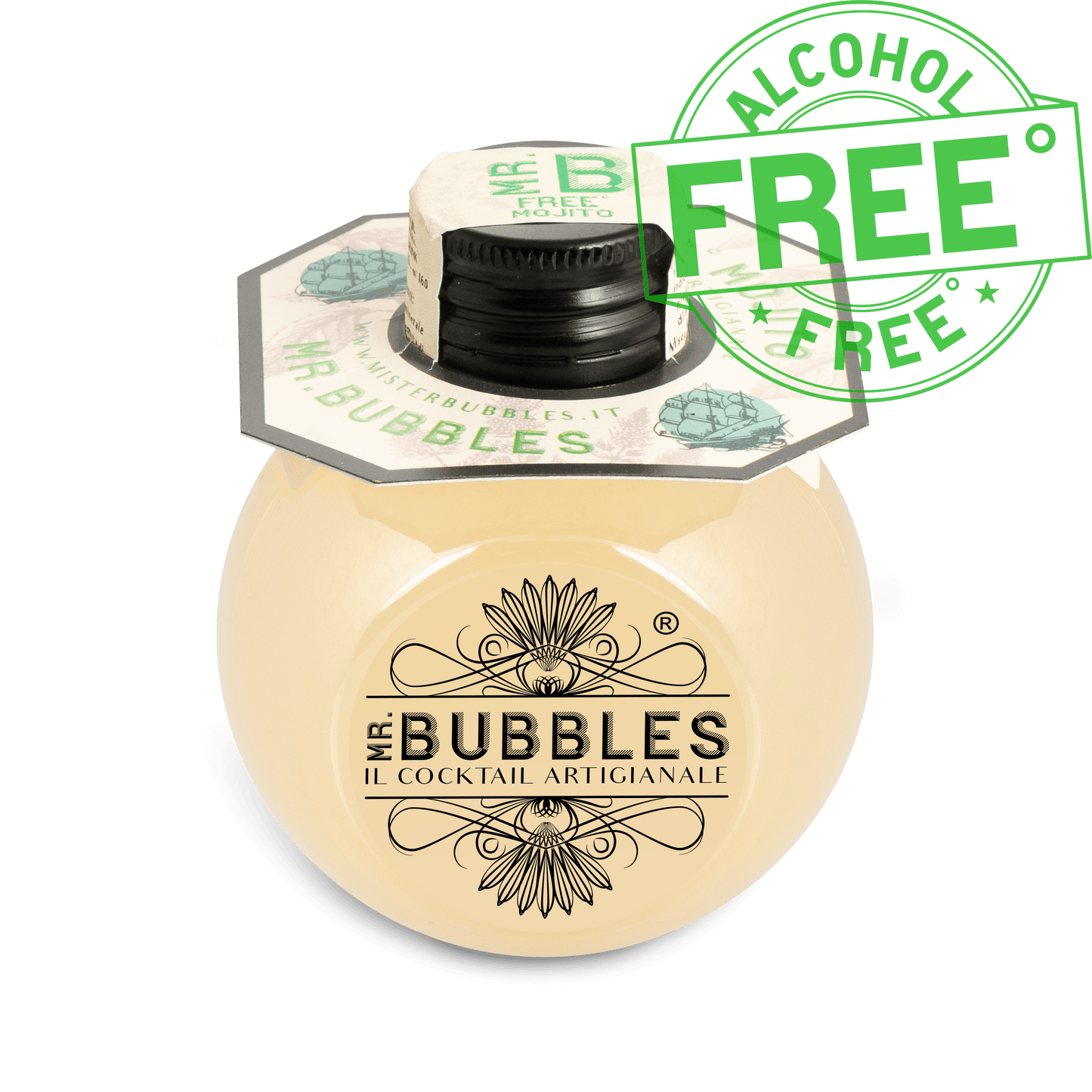 Free° Mojito cocktail Analcolico 160 ml. - Mr. Bubbles
