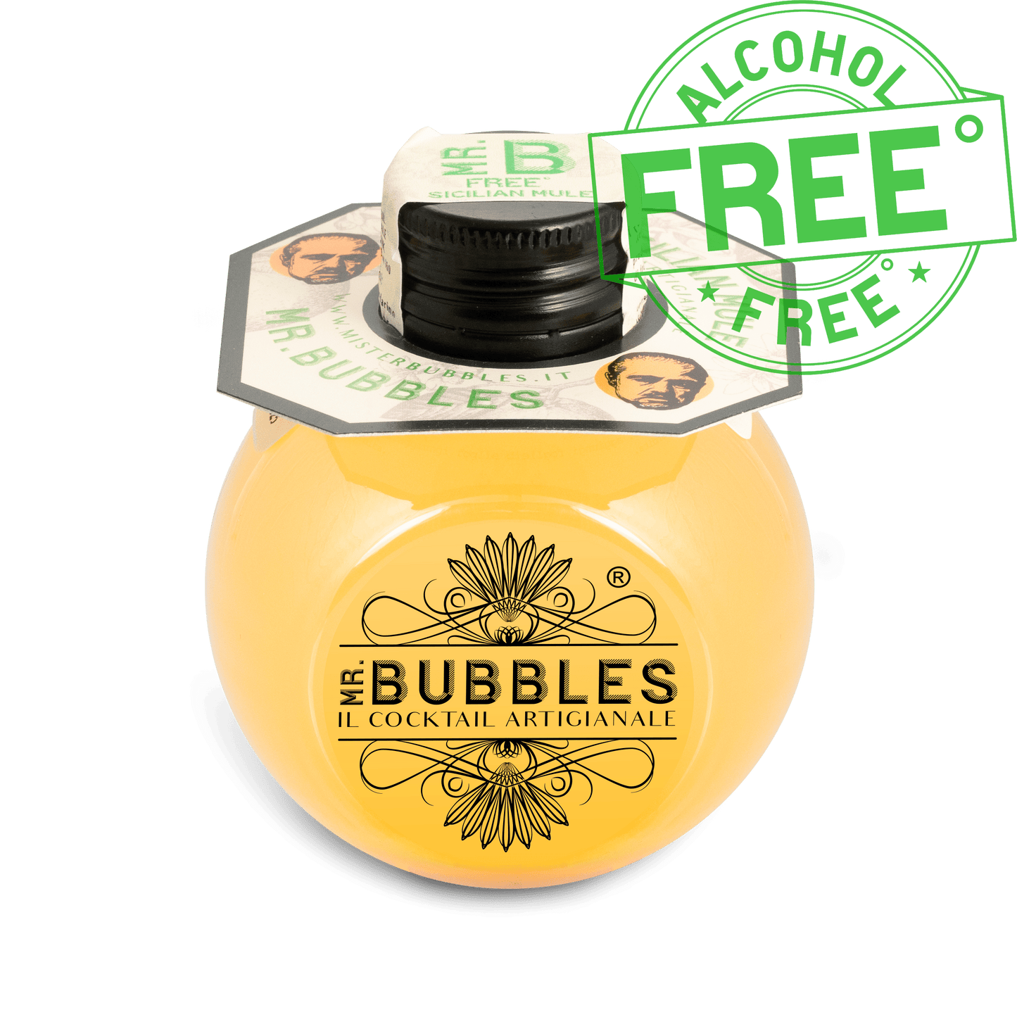 Free° Sicilian Mule cocktail Analcolico 160 ml. - Mr. Bubbles