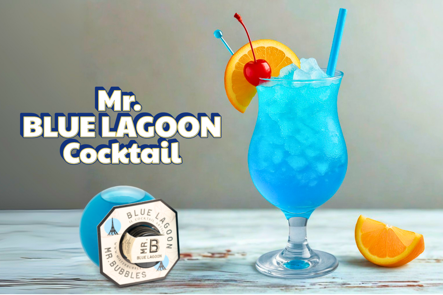Mr. blue lagoon cocktail