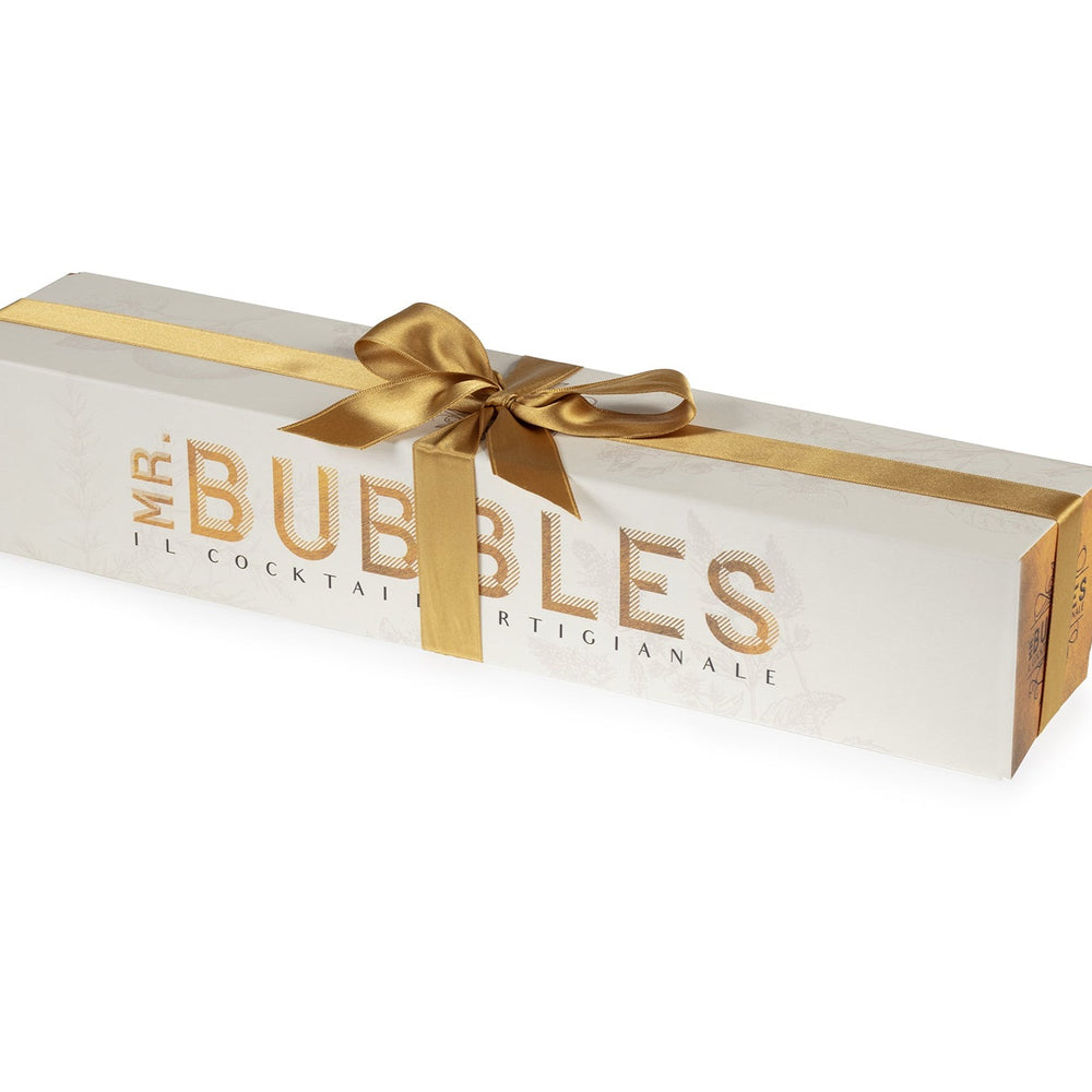 Nastro e messaggio personalizzato - Mr. Bubbles il cocktail artigianale