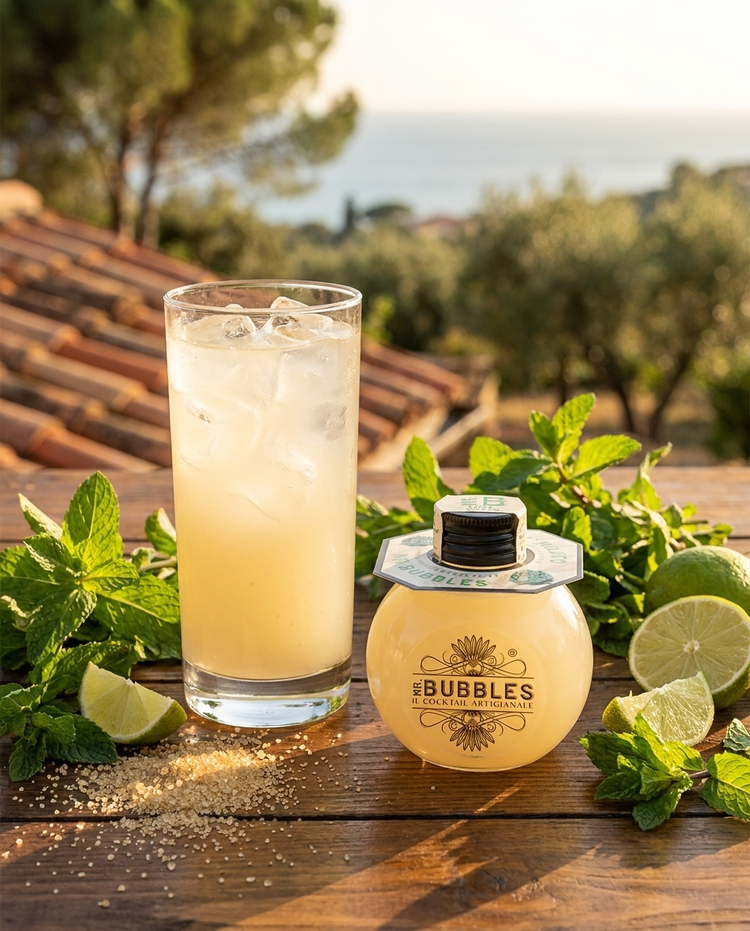 Free° Mojito Mr. Bubbles analcolico con menta e lime, aperitivo senza alcol
