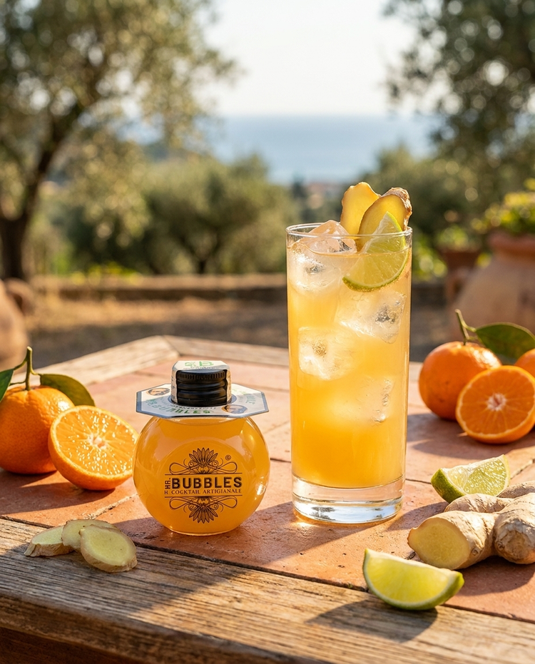 Free° Sicilian Mule Mr. Bubbles analcolico con mandarini e zenzero
