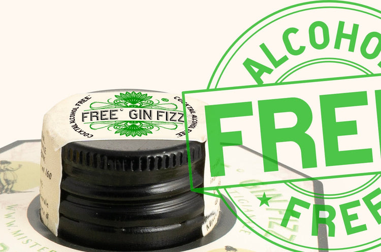 Dettaglio tappo Free° Gin Fizz Mr. Bubbles, bottiglia sferica monodose