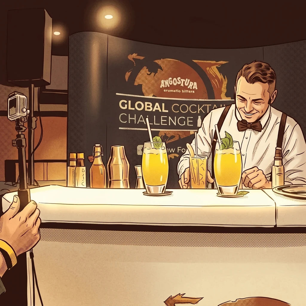 La gara Angostura disegnata a fumetto