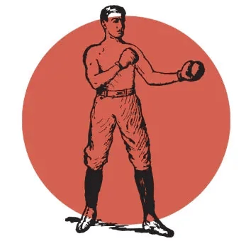 Illustrazione del pugile Primo Carnera, storia dell'Americano Mr. Bubbles